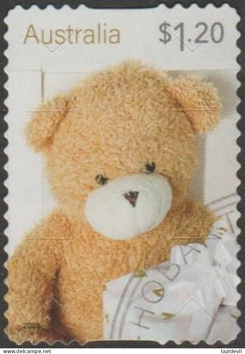 AUSTRALIA - DIE-CUT-USED 2023 $1.20 Special Occasions - Teddy Bear - Usati