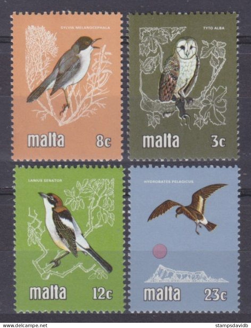 1981 Malta 624-627 Birds 4,00 € - Owls