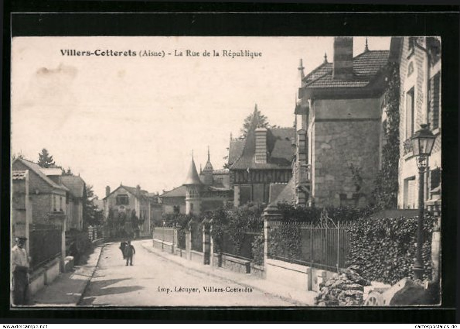 CPA Villers-Cotterets, La Rue De La République  - Villers Cotterets