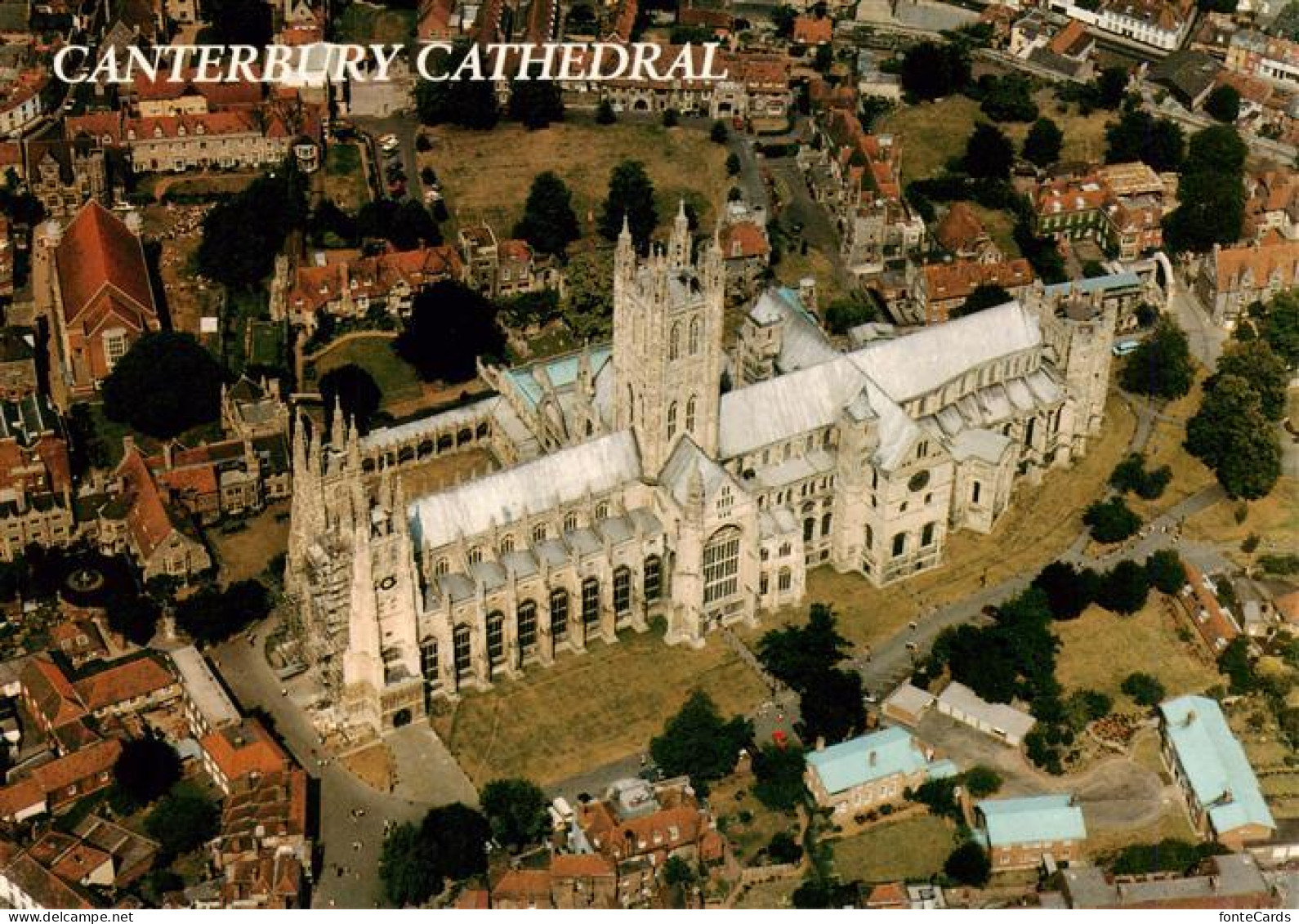 73956817 Canterbury__Kent_UK Cathedral Fliegeraufnahme - Other & Unclassified