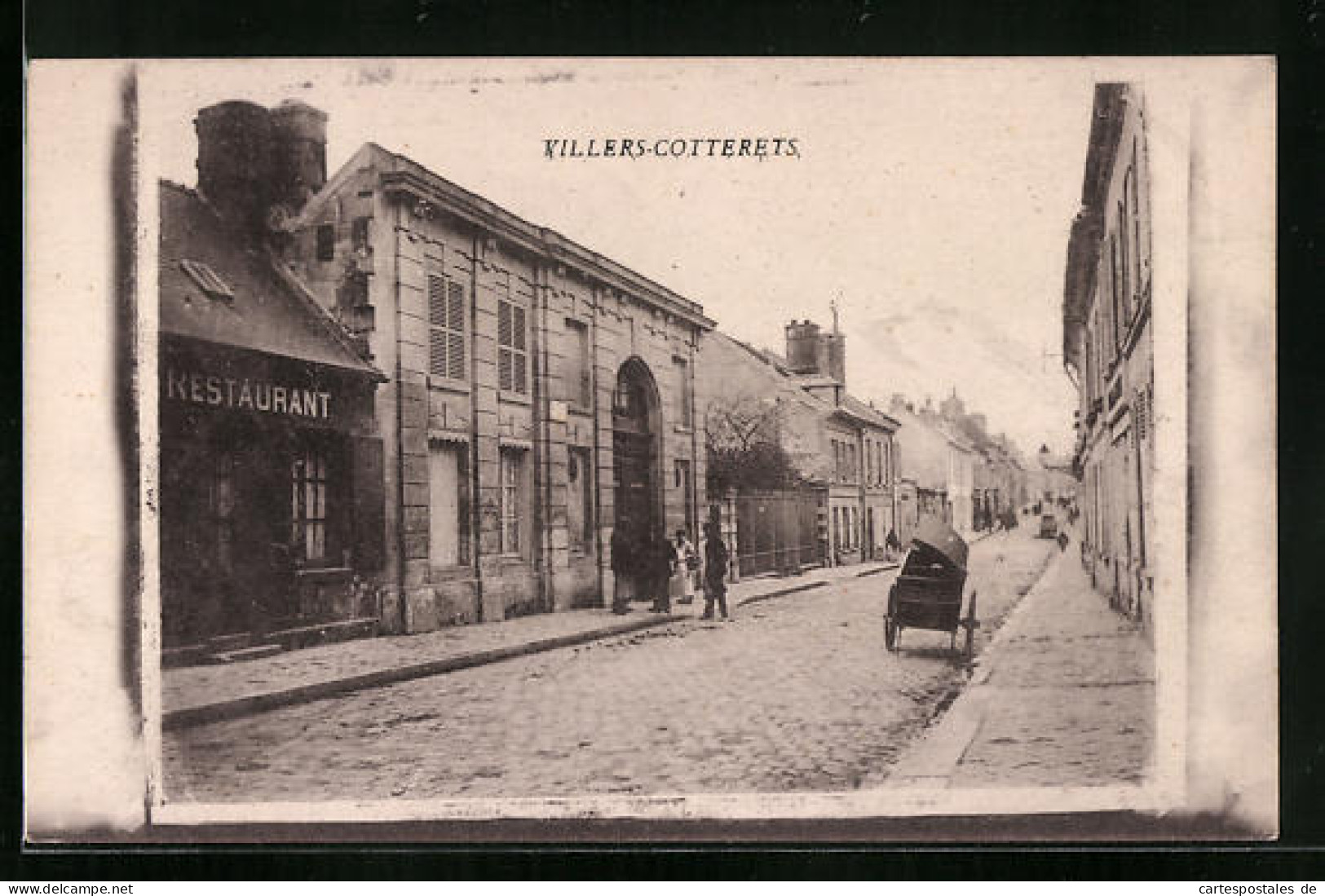 CPA Villers-Cotterets, Une Rue  - Villers Cotterets