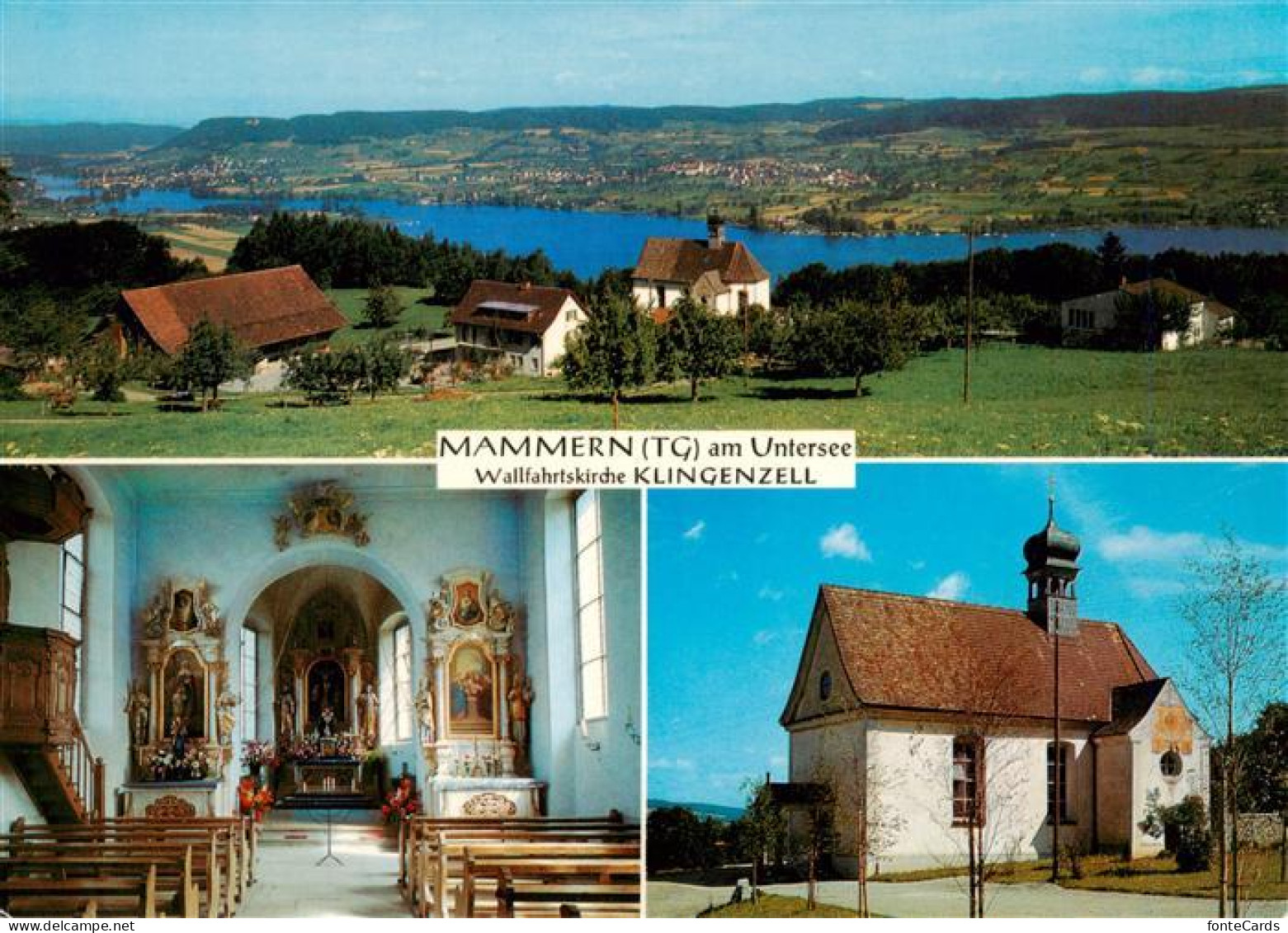 13956840 Mammern_Untersee Panorama Wallfahrtskirche Klingenzell Barockaltaere - Autres & Non Classés