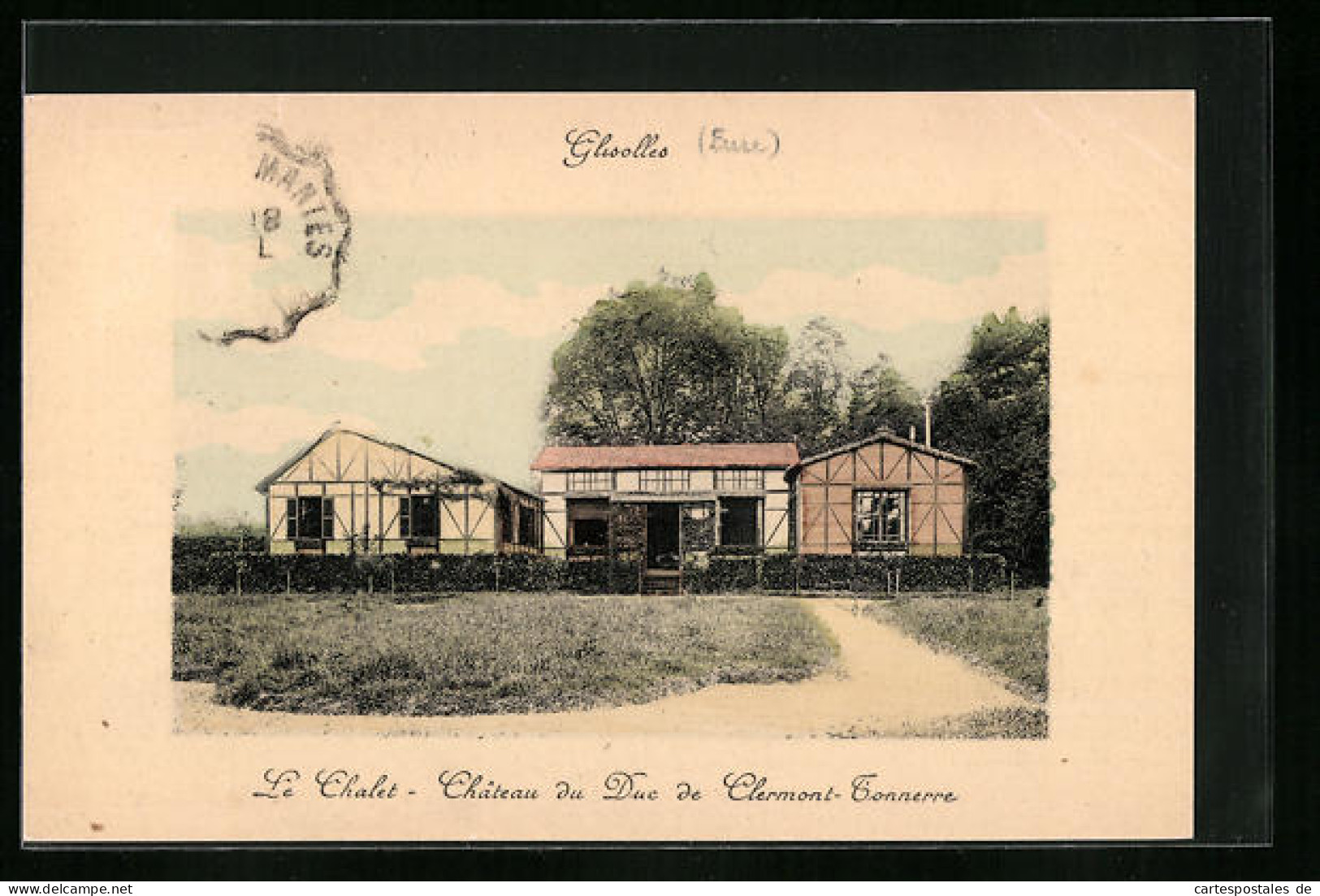 CPA Glisolles, Le Chalet, Chateau De Duc De Clermont-Tonnerre  - Other & Unclassified