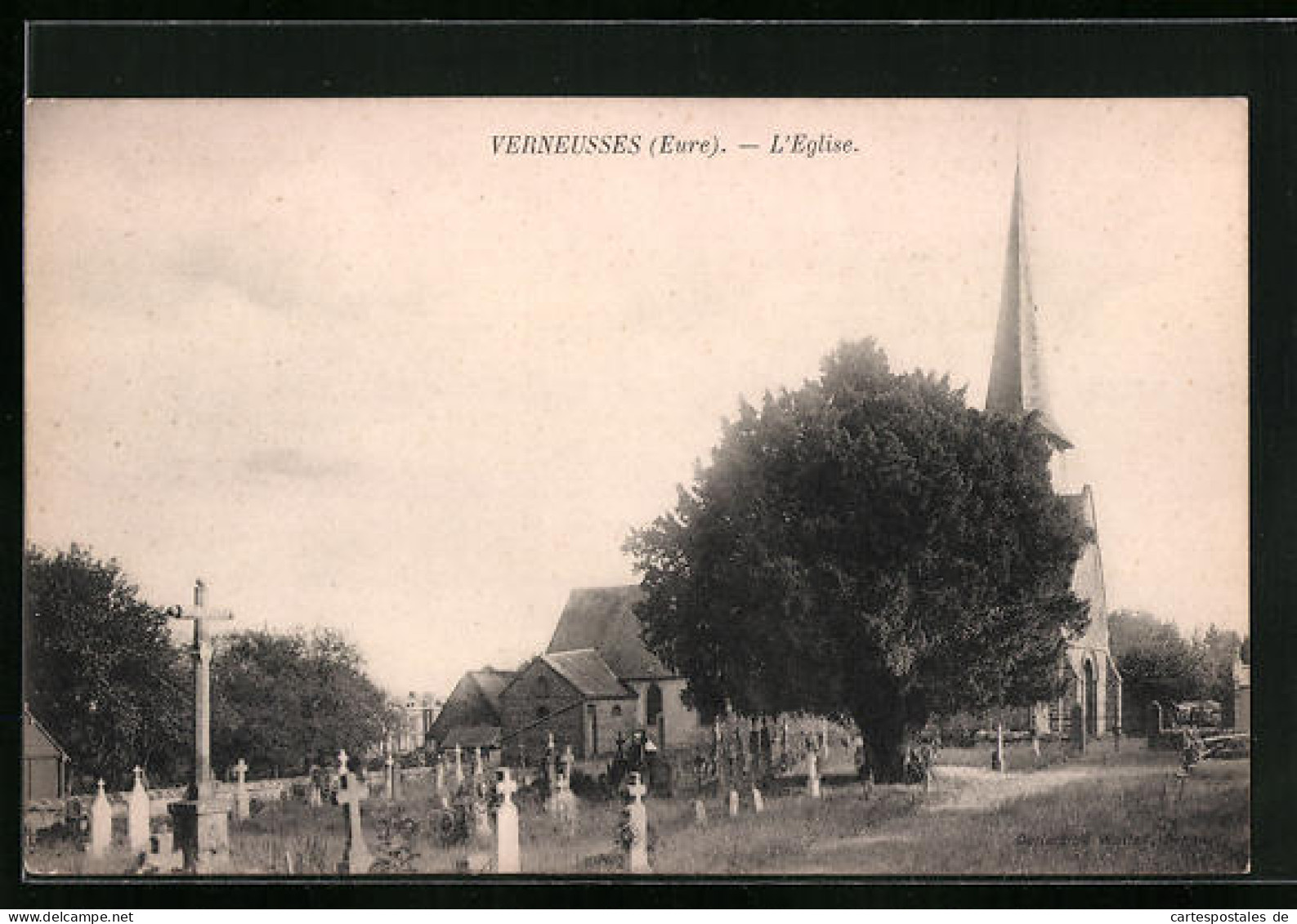 CPA Verneusses, L'Eglise  - Other & Unclassified