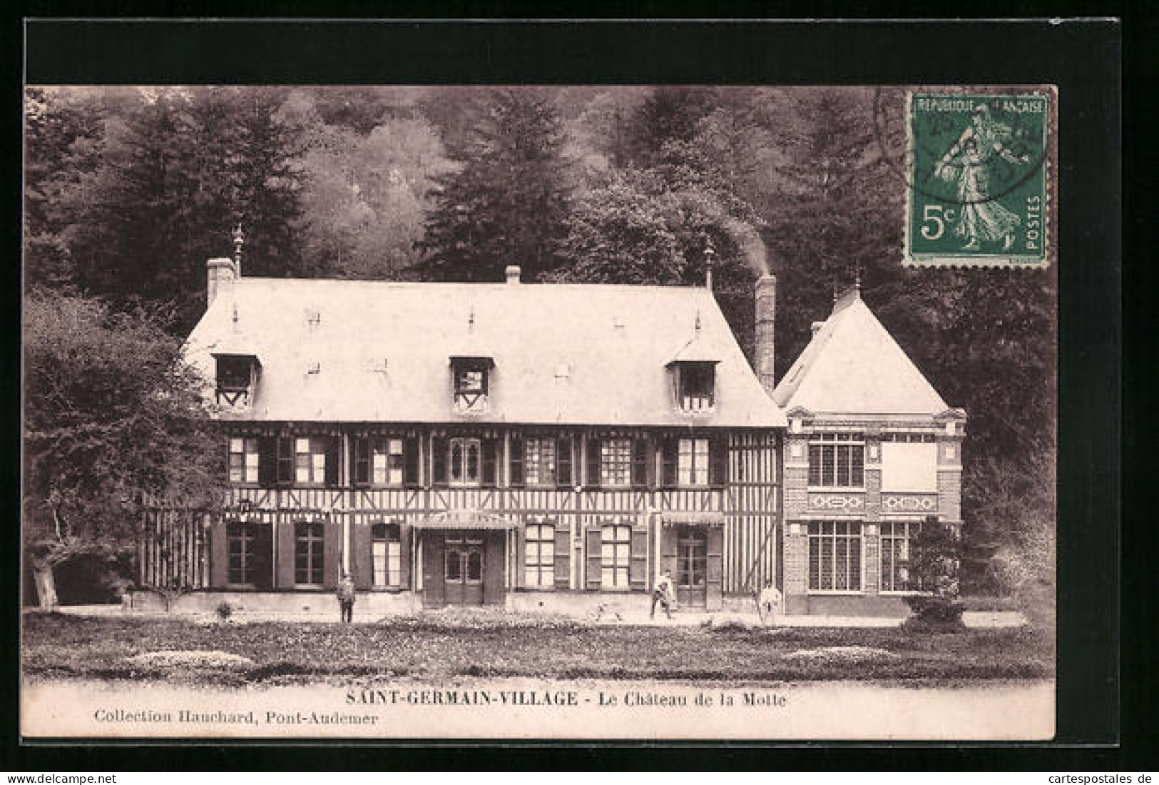 CPA Saint-Germain-Village, Le Chateau De La Motte  - Autres & Non Classés