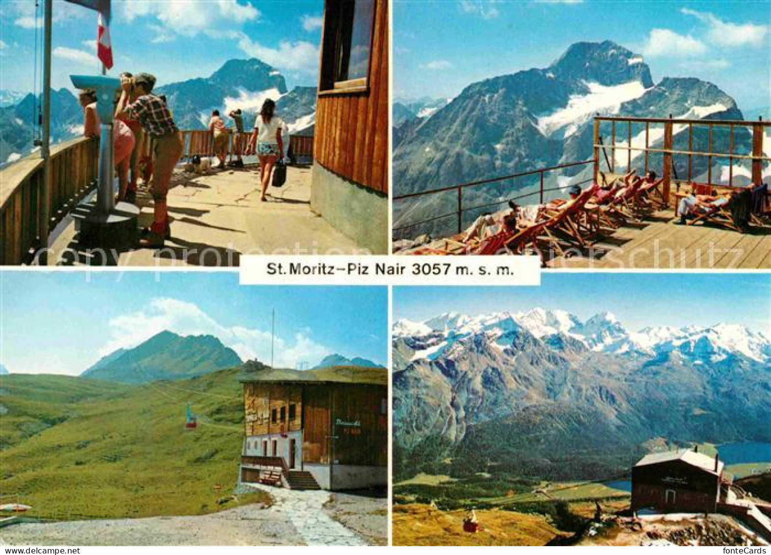 12677289 St Moritz GR Piz-Nair Aussichtsterrasse St Moritz - Altri & Non Classificati