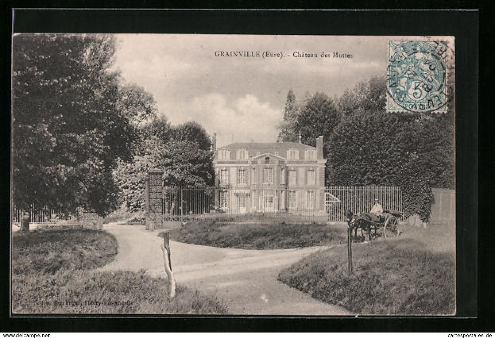 CPA Grainville, Chateau Des Muttes  - Autres & Non Classés