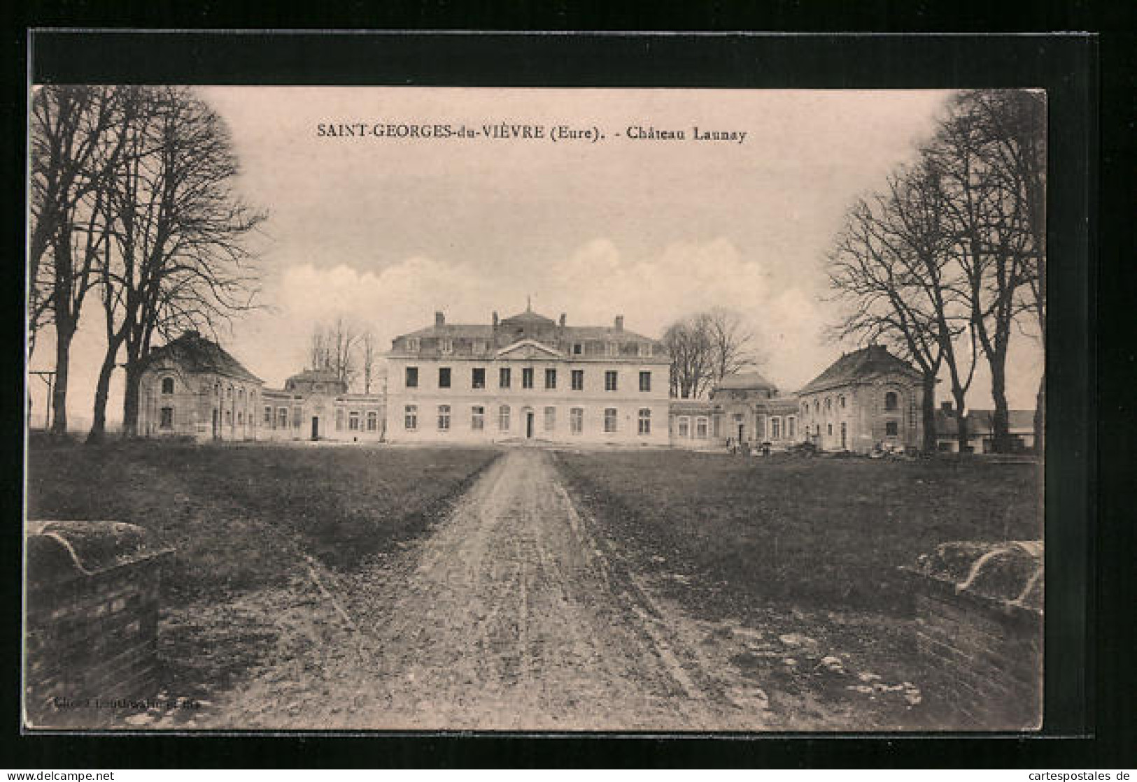 CPA Saint-Georges-du-Vièvre, Chateau Launay  - Autres & Non Classés