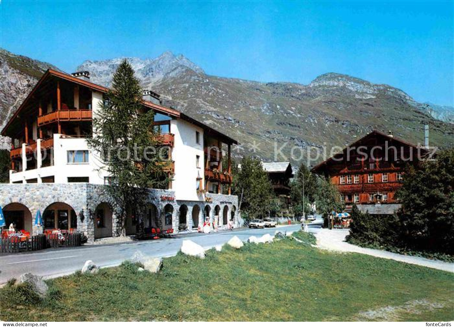 12677079 Maloja GR Hotel Schweizerhaus Uns Poestli Maloja - Altri & Non Classificati