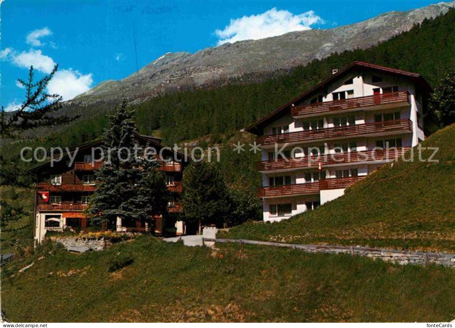 12677029 Zermatt VS Hotel Schoenegg Und Haus Mondial  - Altri & Non Classificati