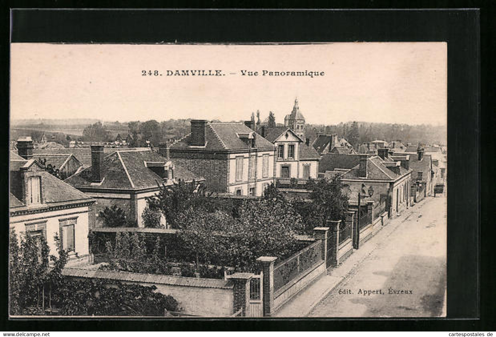 CPA Damville, Vue Panoramique  - Other & Unclassified