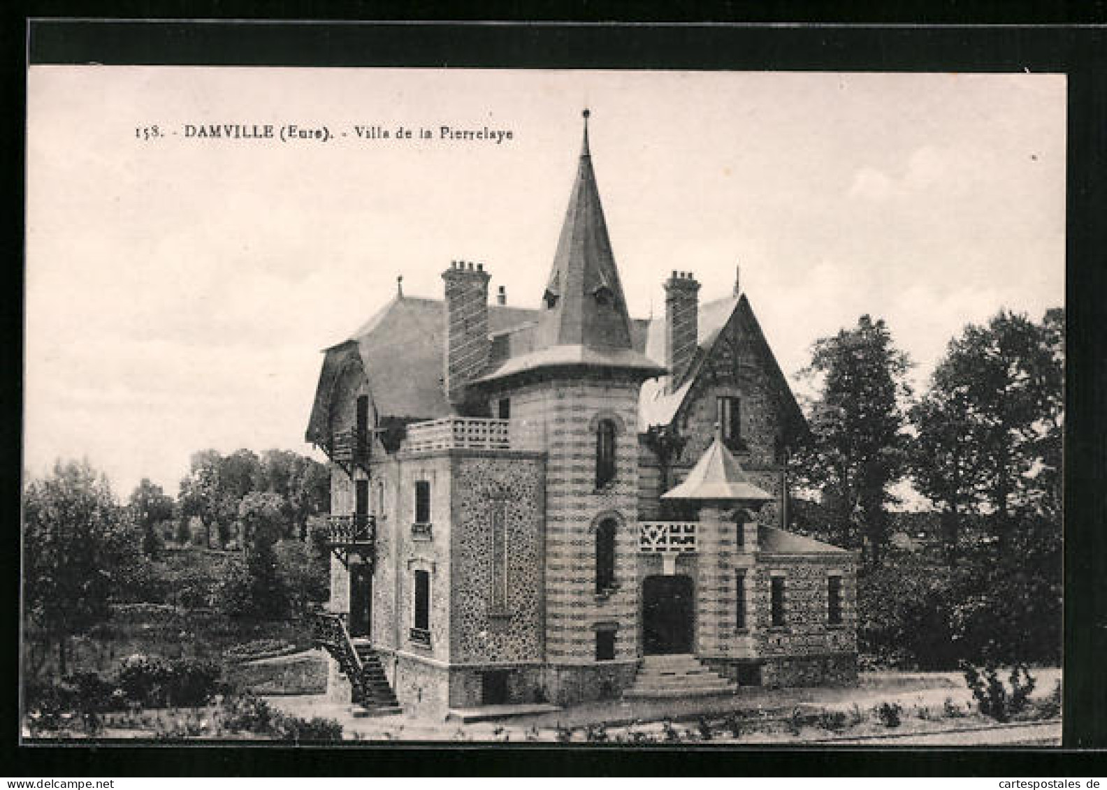 CPA Damville, Villa De La Pierrelaye  - Altri & Non Classificati