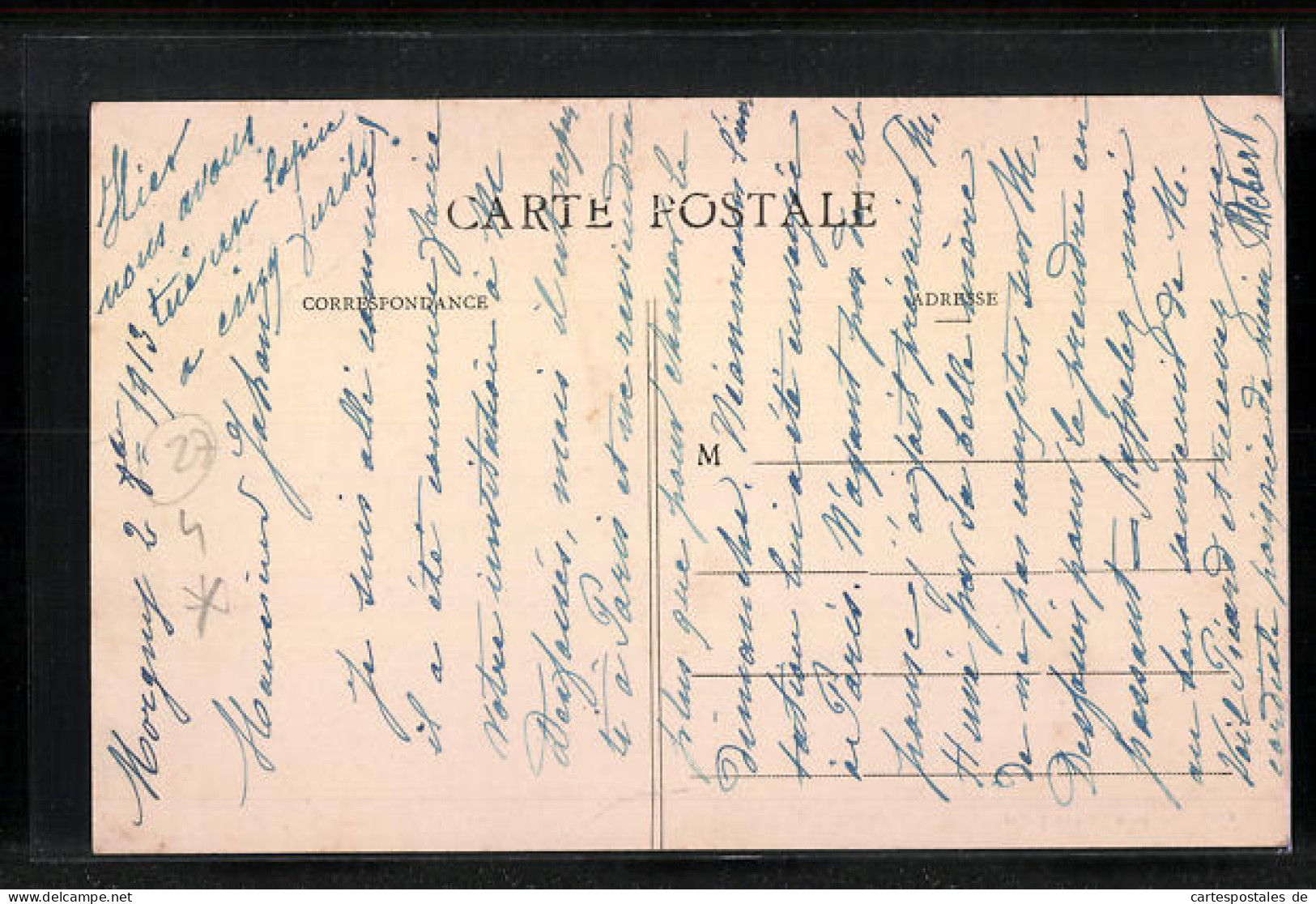 CPA Morgny, Vue Du Bâtiment  - Autres & Non Classés