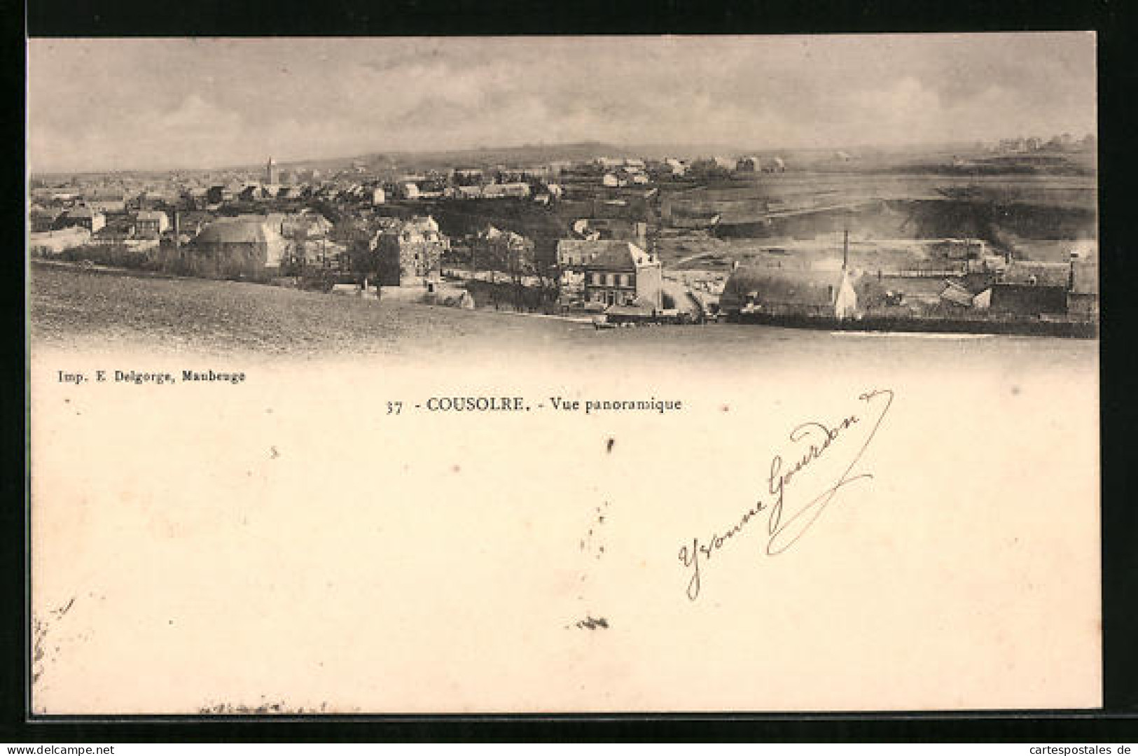 CPA Cousolre, Vue Panoramique  - Other & Unclassified