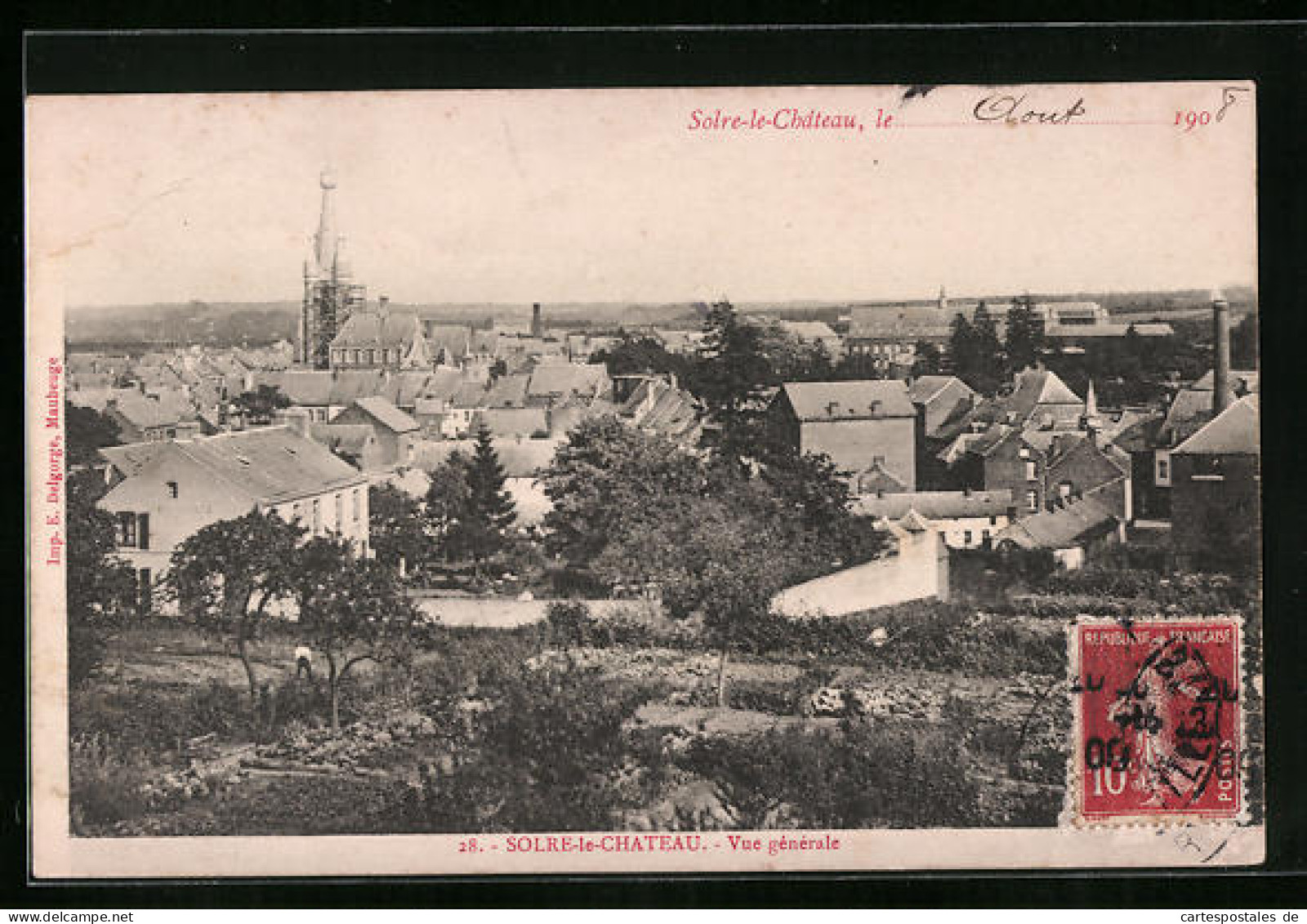 CPA Solre-le-Chateau, Vue Générale  - Solre Le Chateau