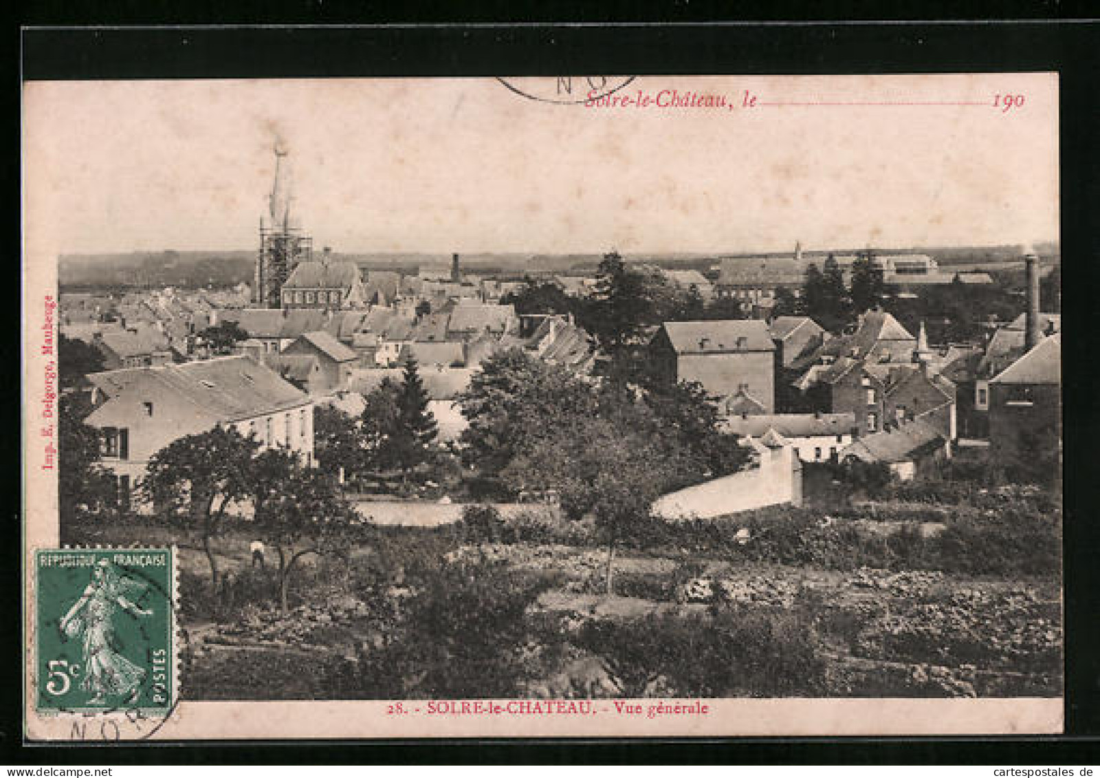 CPA Solre-le-Chateau, Vue Générale  - Solre Le Chateau