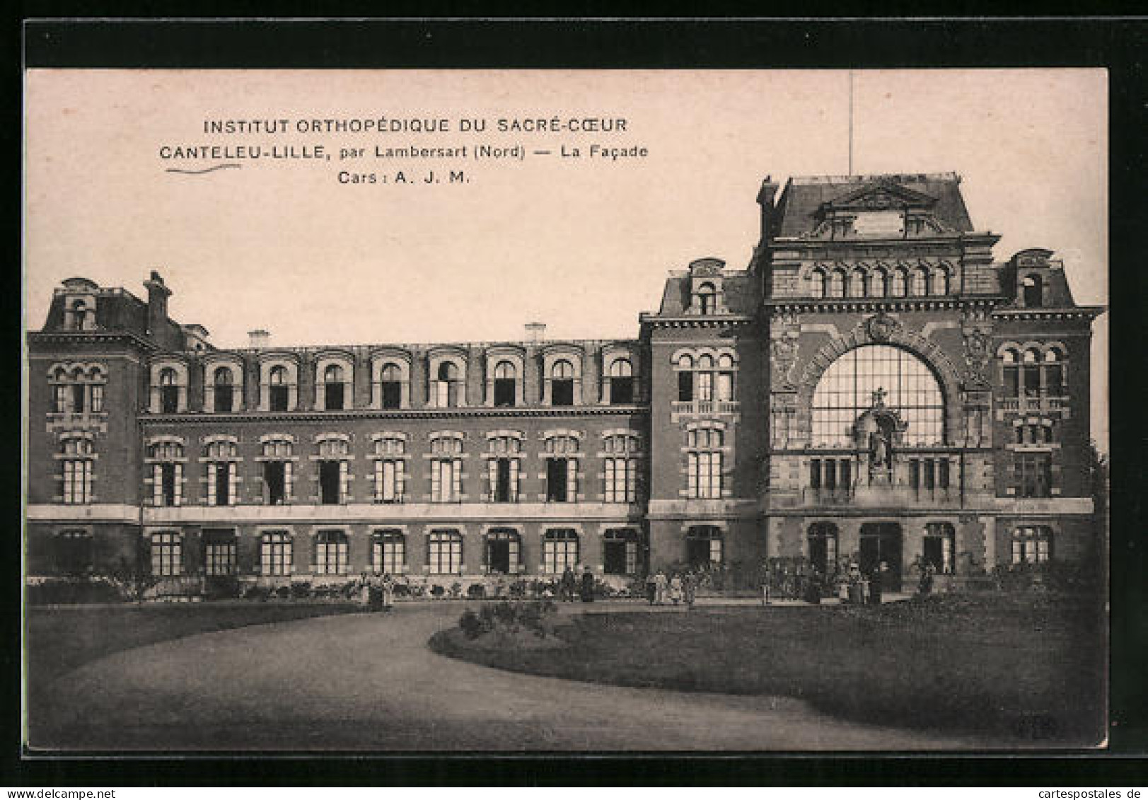 CPA Cabteleu-Lille, Institut Orthopédique Du Sacré-Coeur, La Facade  - Lille