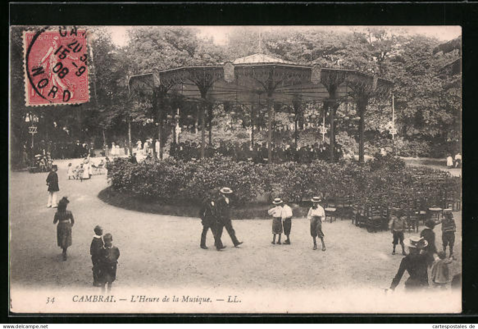 CPA Cambrai, L'Heure De La Musique  - Cambrai