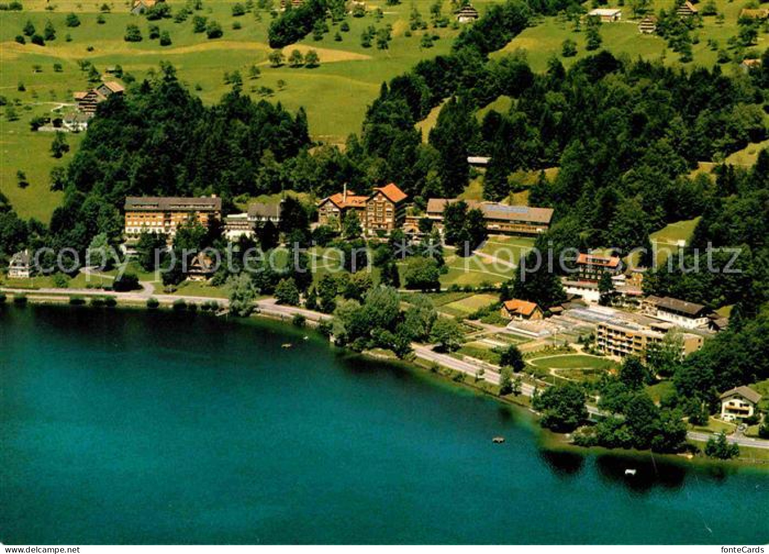 12675639 Oberaegeri Kurhaus Laendli Fliegeraufnahme Oberaegeri - Andere & Zonder Classificatie