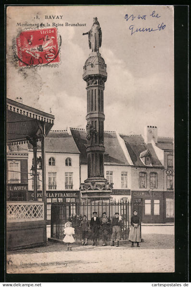 CPA Bavay, Monument De La Reine Brunehaut  - Bavay