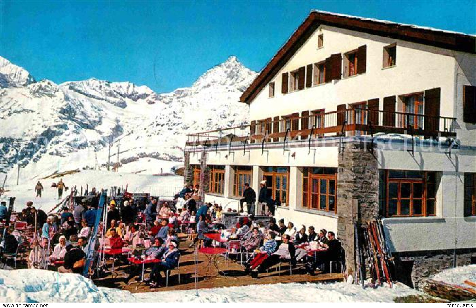 12674909 Zermatt VS Hotel Schwarzsee Terrasse  - Sonstige & Ohne Zuordnung
