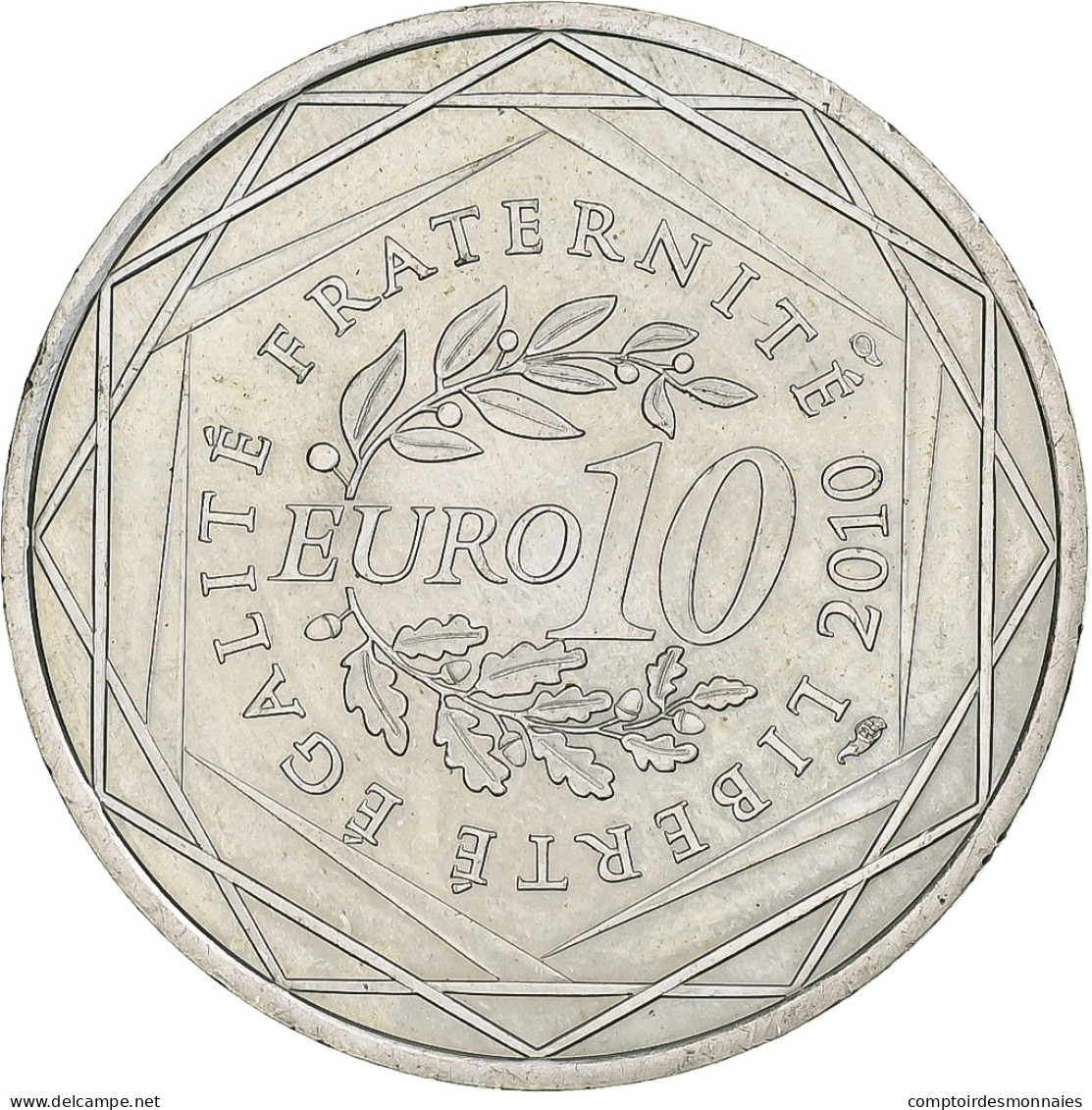 France, 10 Euro, Bretagne, 2010, Monnaie De Paris, Argent, SUP+ - France