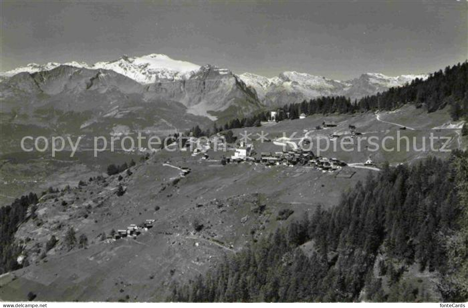 12672189 Chandolin VS Panorama Mit Blick Zum Wildhorn Berner Alpen Chandolin VS - Autres & Non Classés