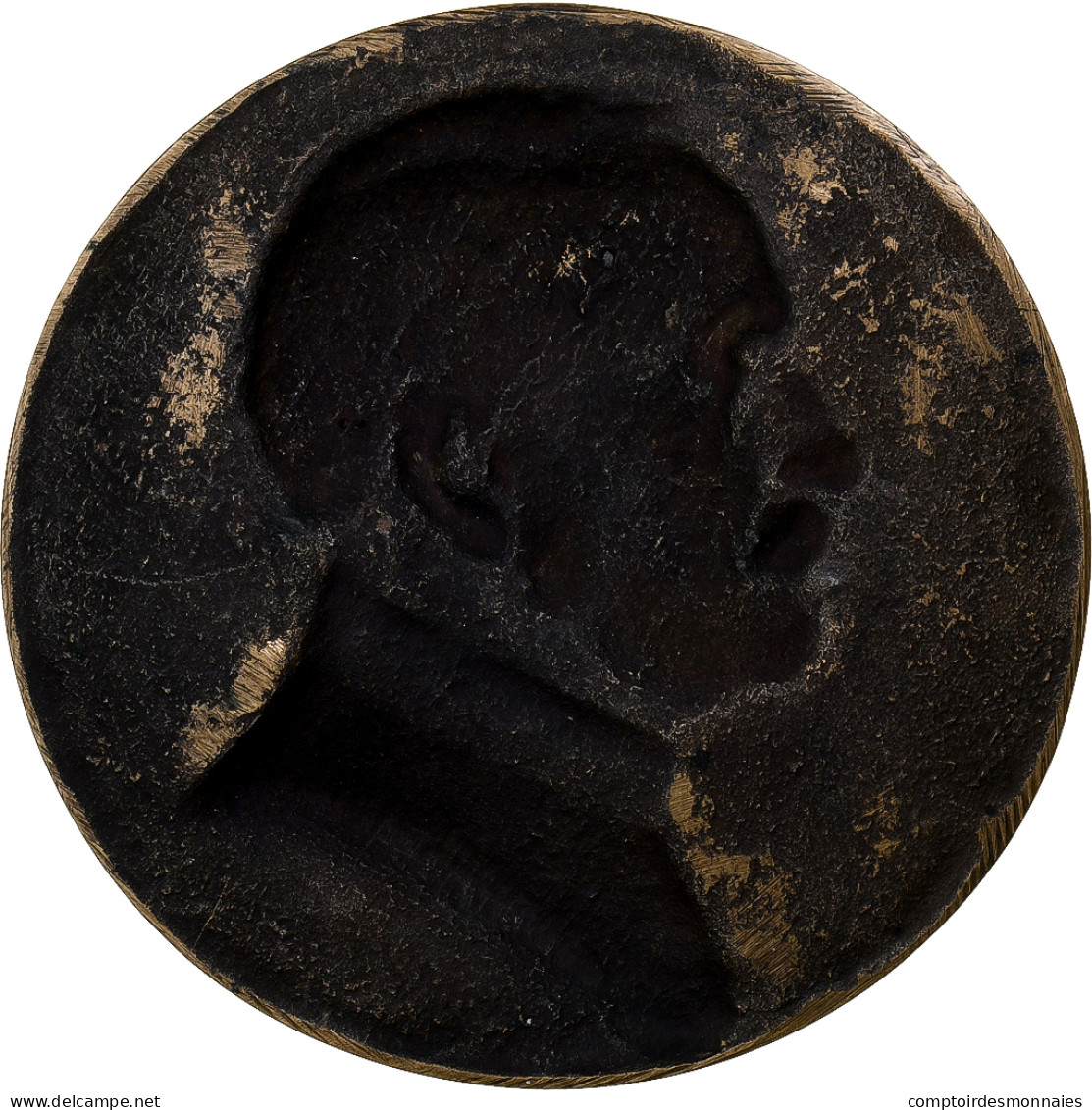 France, Médaille, Maréchal Foch, Fonte, Bronze, Aug.Maillard, TTB+ - Sonstige & Ohne Zuordnung