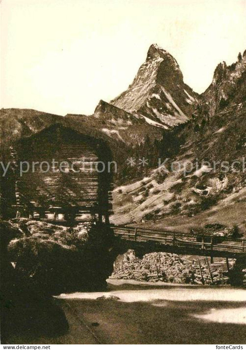 12666579 Matterhorn VS Berghuette Gebirgspanorama Walliser Alpen Matterhorn - Altri & Non Classificati