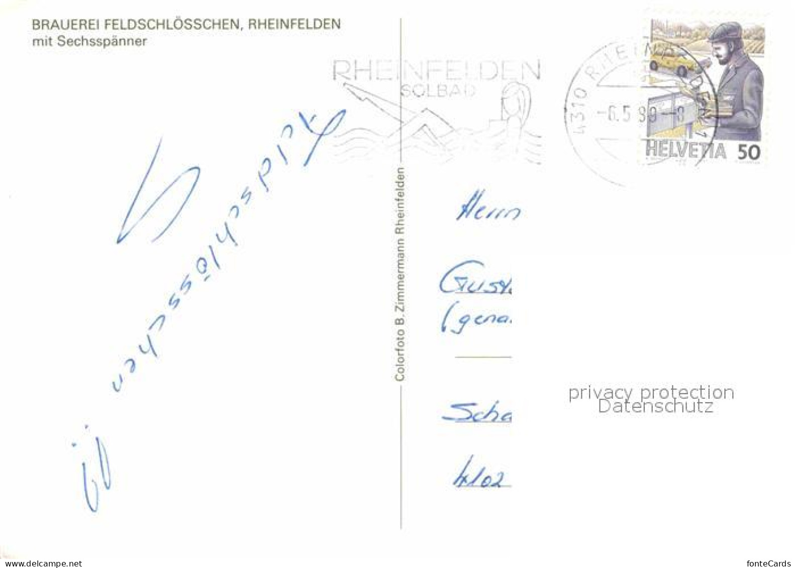 12658109 Rheinfelden AG Brauerei Feldschloesschen  Rheinfelden - Sonstige & Ohne Zuordnung