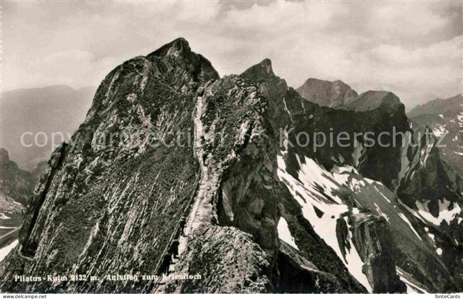 12653039 Pilatus Kulm Aufstieg Zum Krieslloch Pilatus Kulm - Altri & Non Classificati