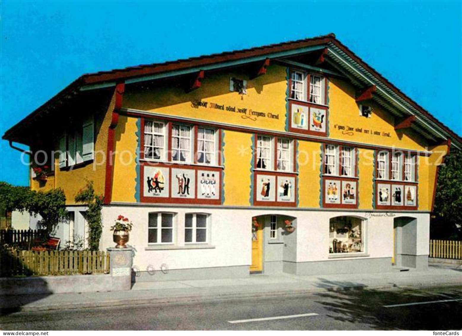 12623739 Appenzell IR Haus Der 12 Monate Im Inner Rhoder Brauchtum Appenzell - Other & Unclassified