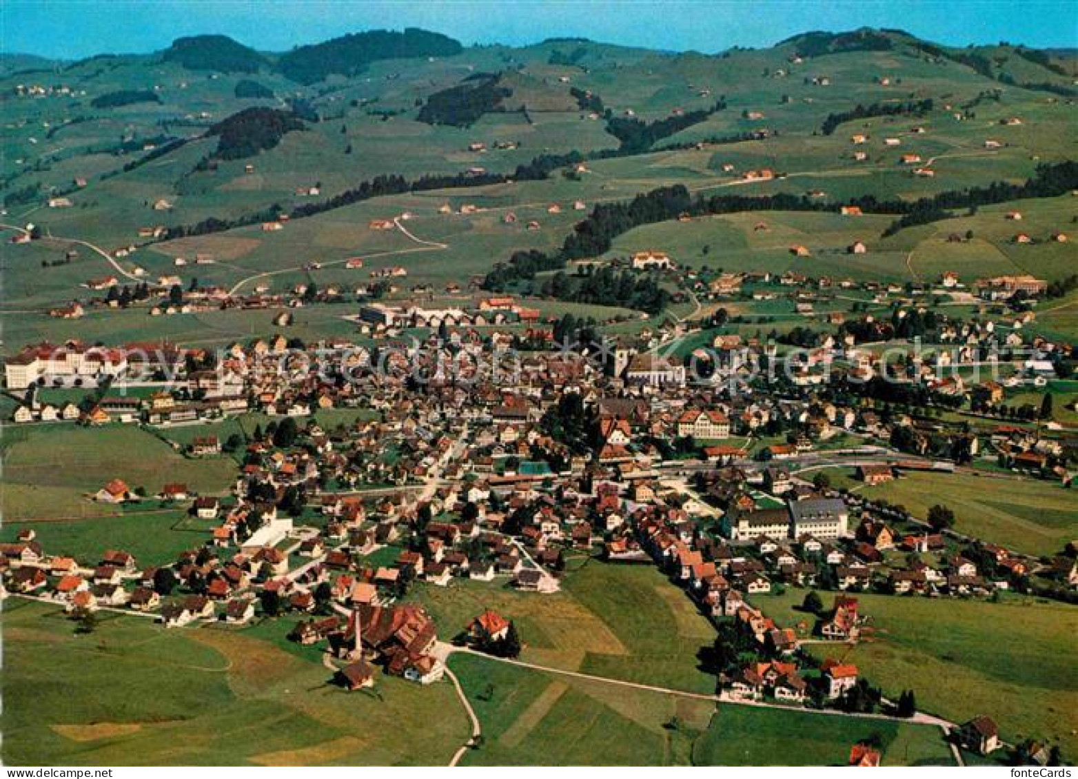 12622789 Appenzell IR Fliegeraufnahme Appenzell - Sonstige & Ohne Zuordnung