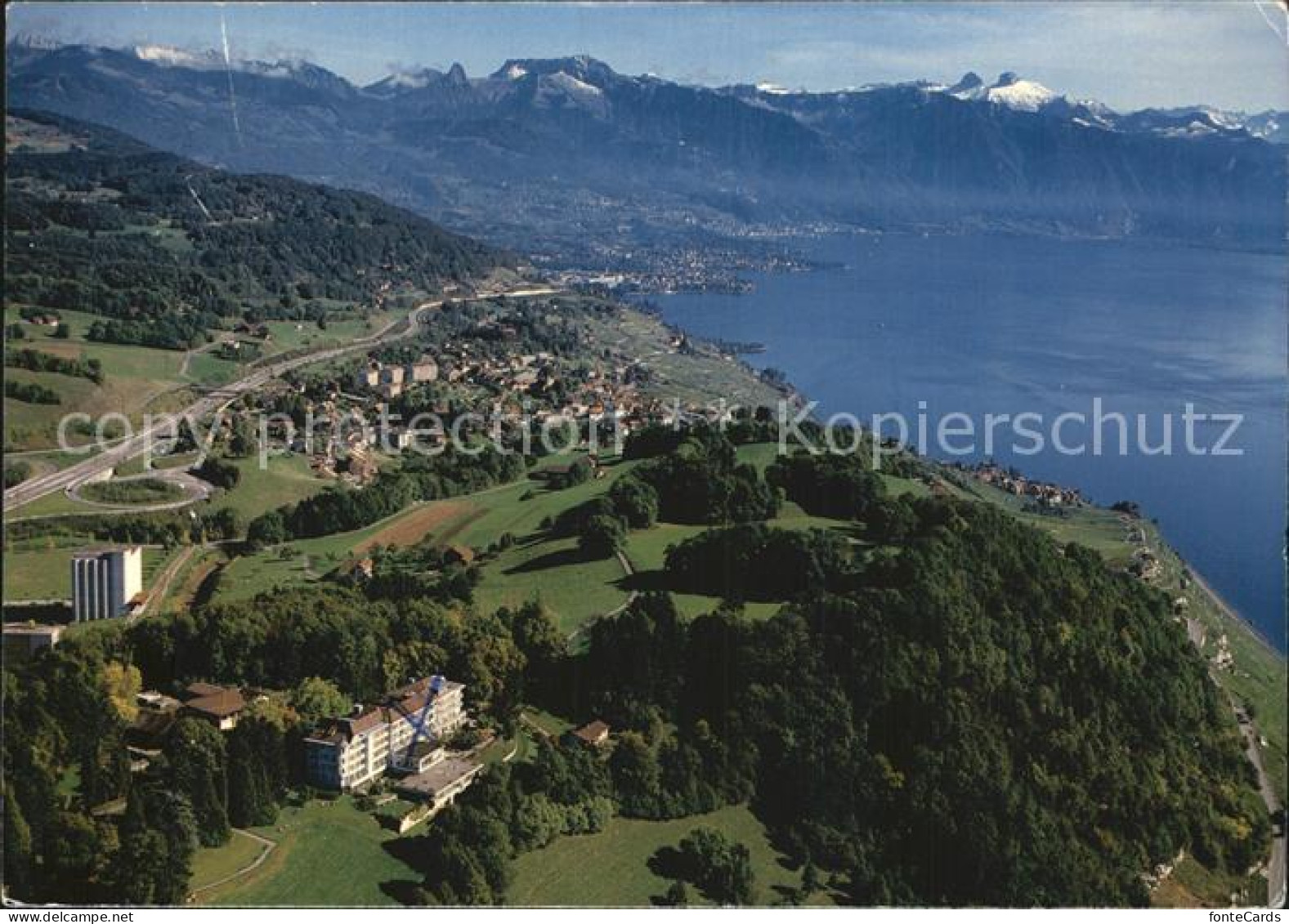 12606759 Puidoux-Gare Hotel Du Signal De Chexbres Fliegeraufnahme  - Sonstige & Ohne Zuordnung