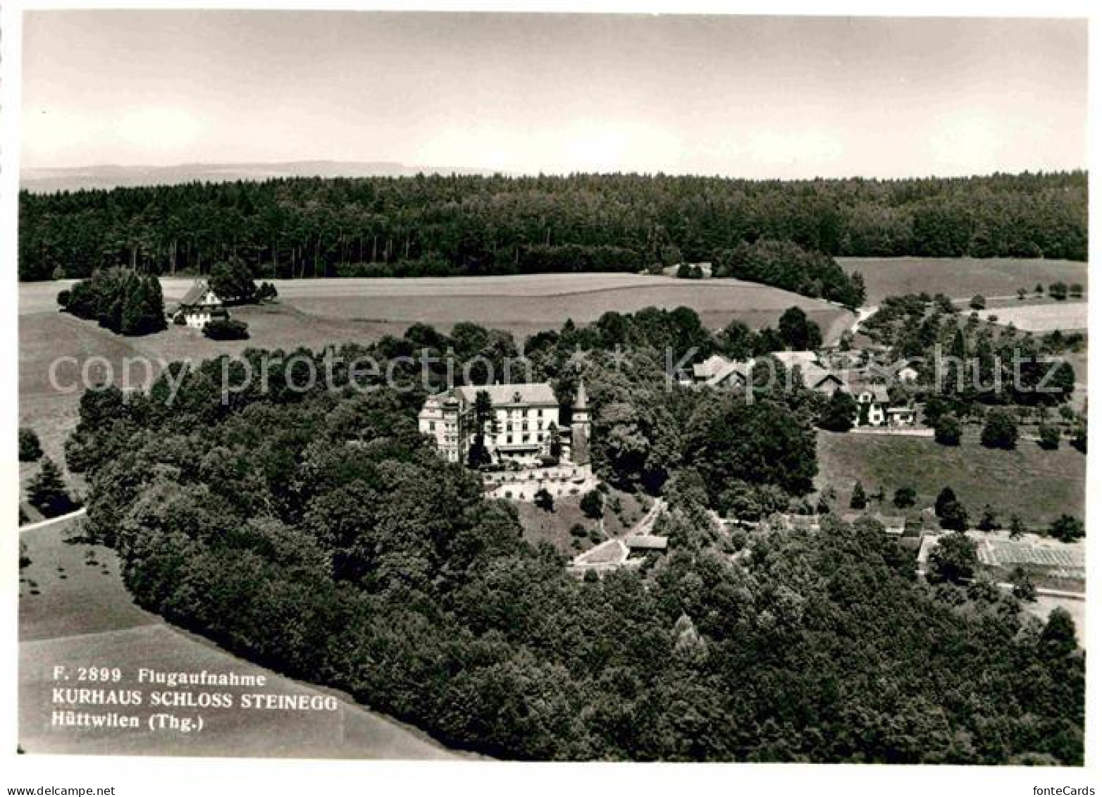 12604549 Huettwilen Kurhaus Schloss Steinegg Luftbild Huettwilen - Andere & Zonder Classificatie