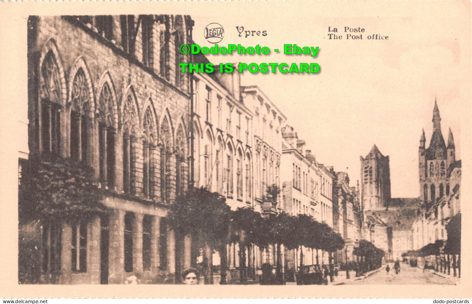 R414991 Ypres. The Post Office. Legia. Postcard - World