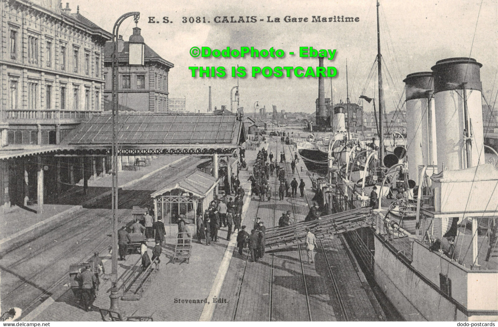R414292 Calais. La Gare Maritime. Stevenard. Postcard - World