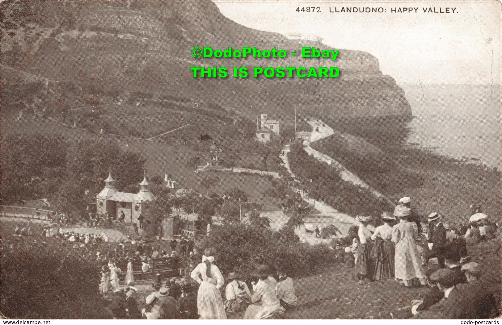 R414296 Llandudno. Happy Valley. G. R. Thompson. Carbofoto Series. 1918 - World