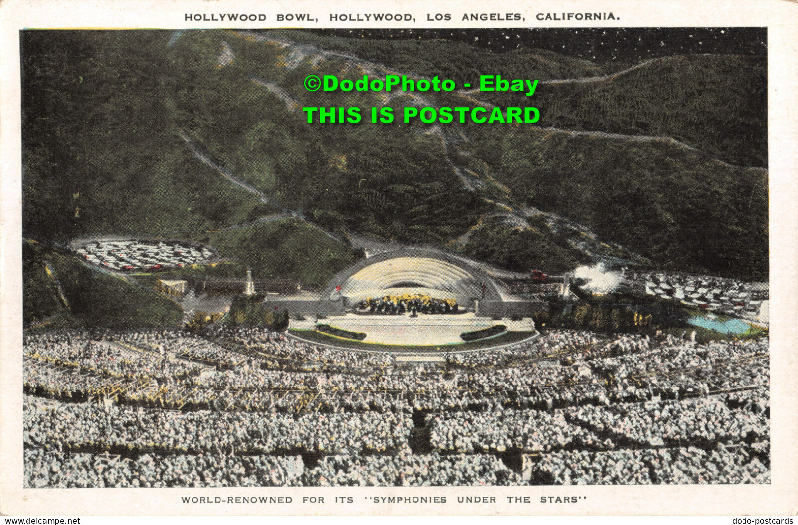 R415867 Hollywood Bowl. Hollywood. Los Angeles. California. World Renowned For I - World