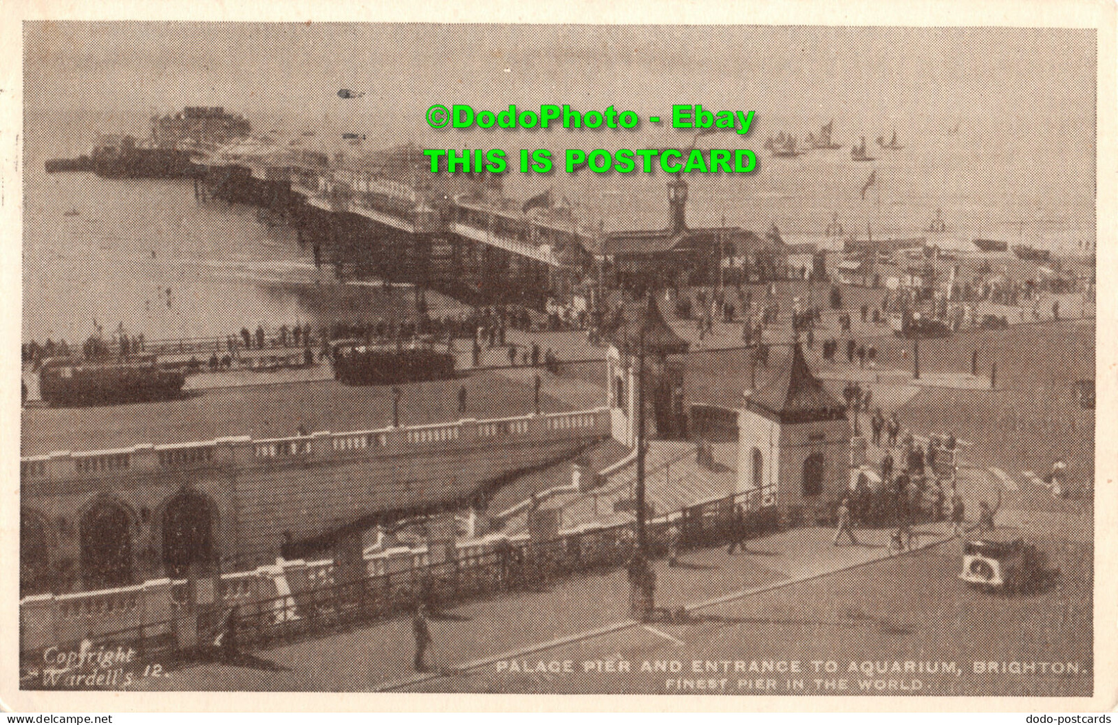 R415440 Brighton. Place Pier And Entrance To Aquarium. Finest Pier In The World. - World