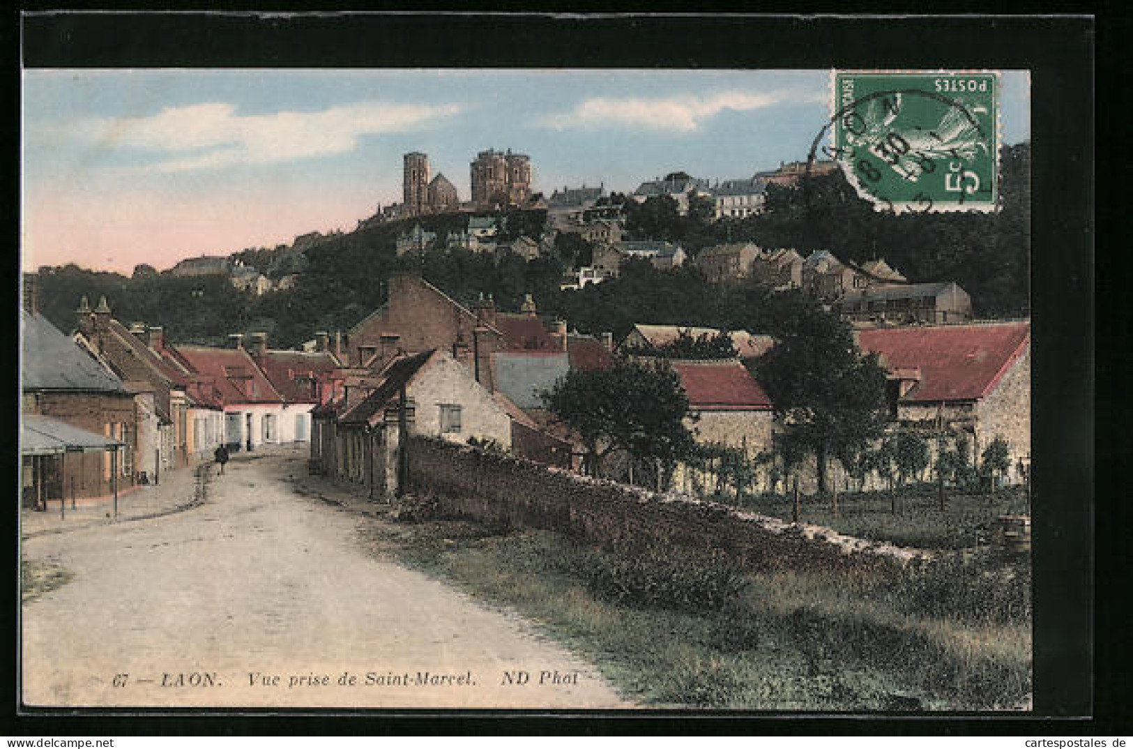 CPA Laon, Vue Prise De Saint-Marcel  - Laon