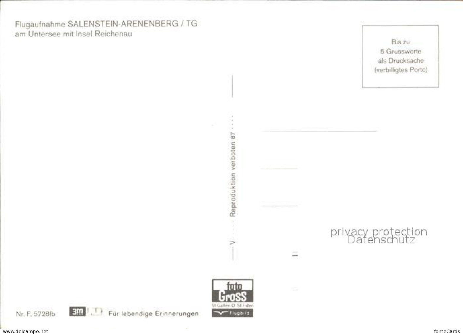 12593179 Salenstein TG Arenenberg Insel Reichenau Flugaufnahme Salenstein - Autres & Non Classés