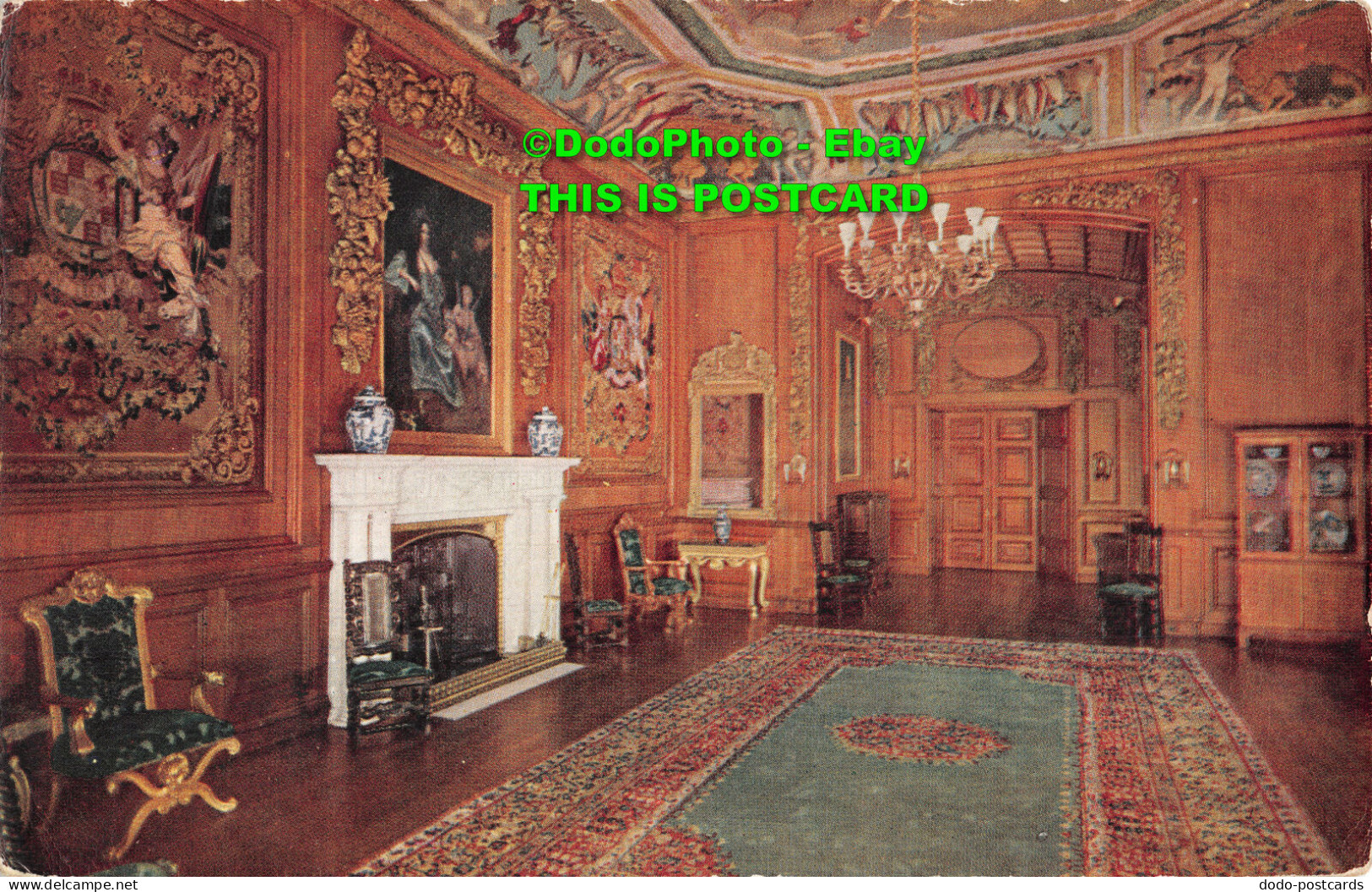 R415872 King Charles II Dining Room. State Apartments. Windsor Castle. Set D. Tu - World