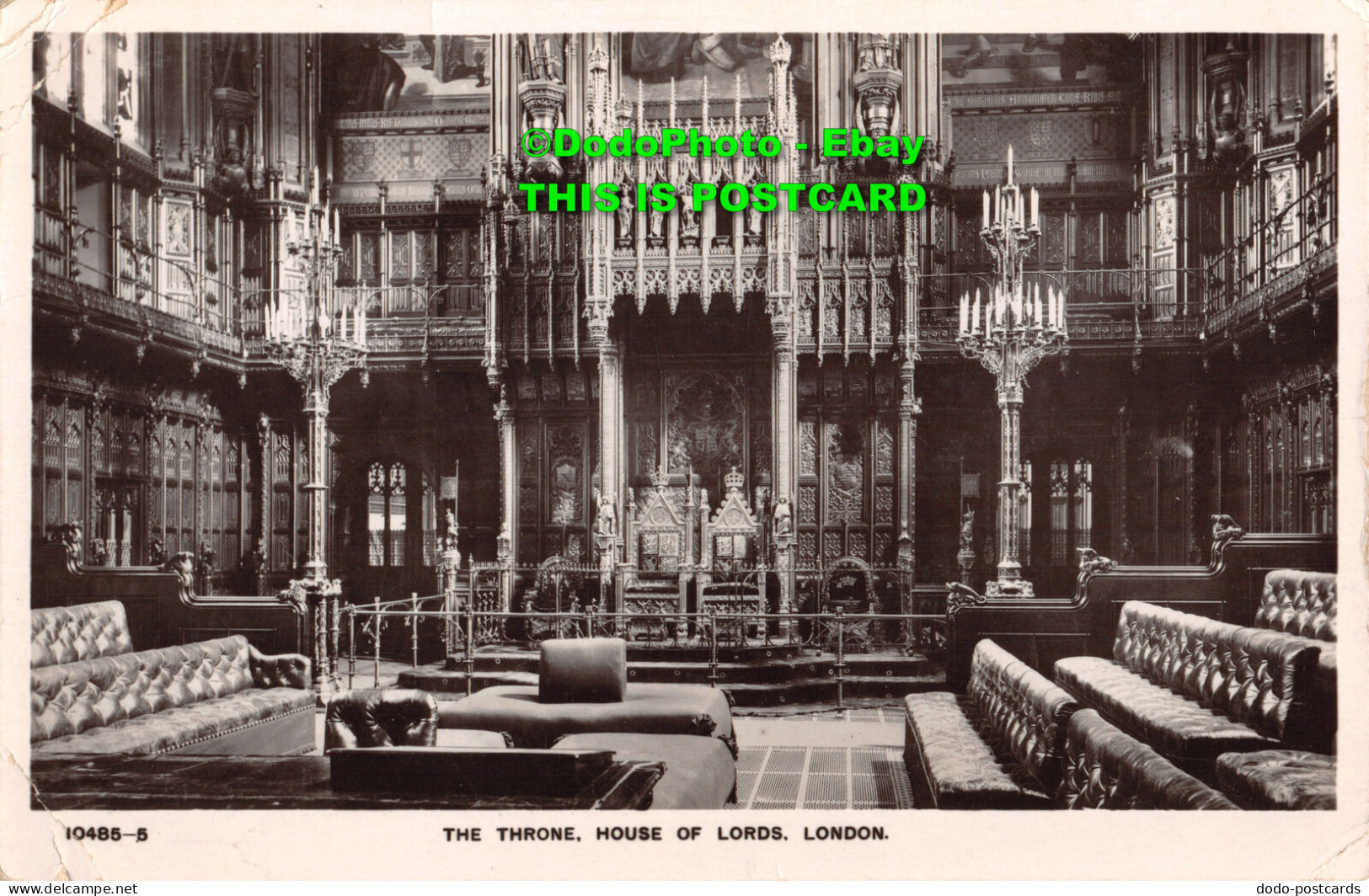 R415004 London. The Throne. House Of Lords. Stationery Dept. Wm. Whiteley - Sonstige & Ohne Zuordnung