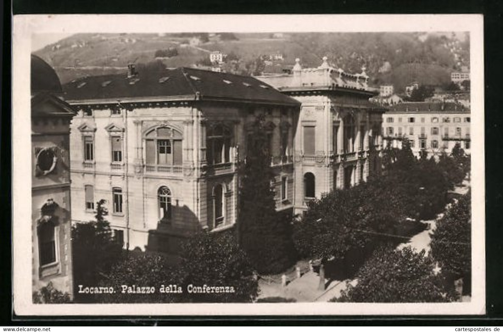 AK Locarno, Palazzo Della Conferenza  - Locarno