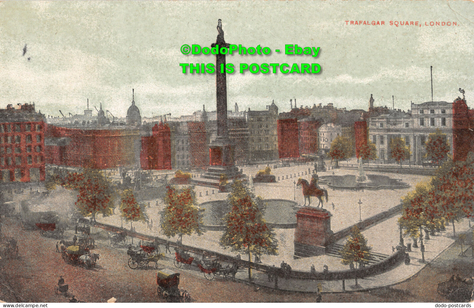 R415006 London. Trafalgar Square. Postcard - Other & Unclassified