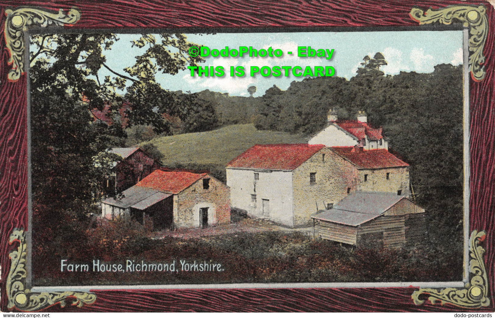 R415877 Farm House. Richmond. Yorkshire. Fine Art Post Cards. Shureys Publicatio - Mondo