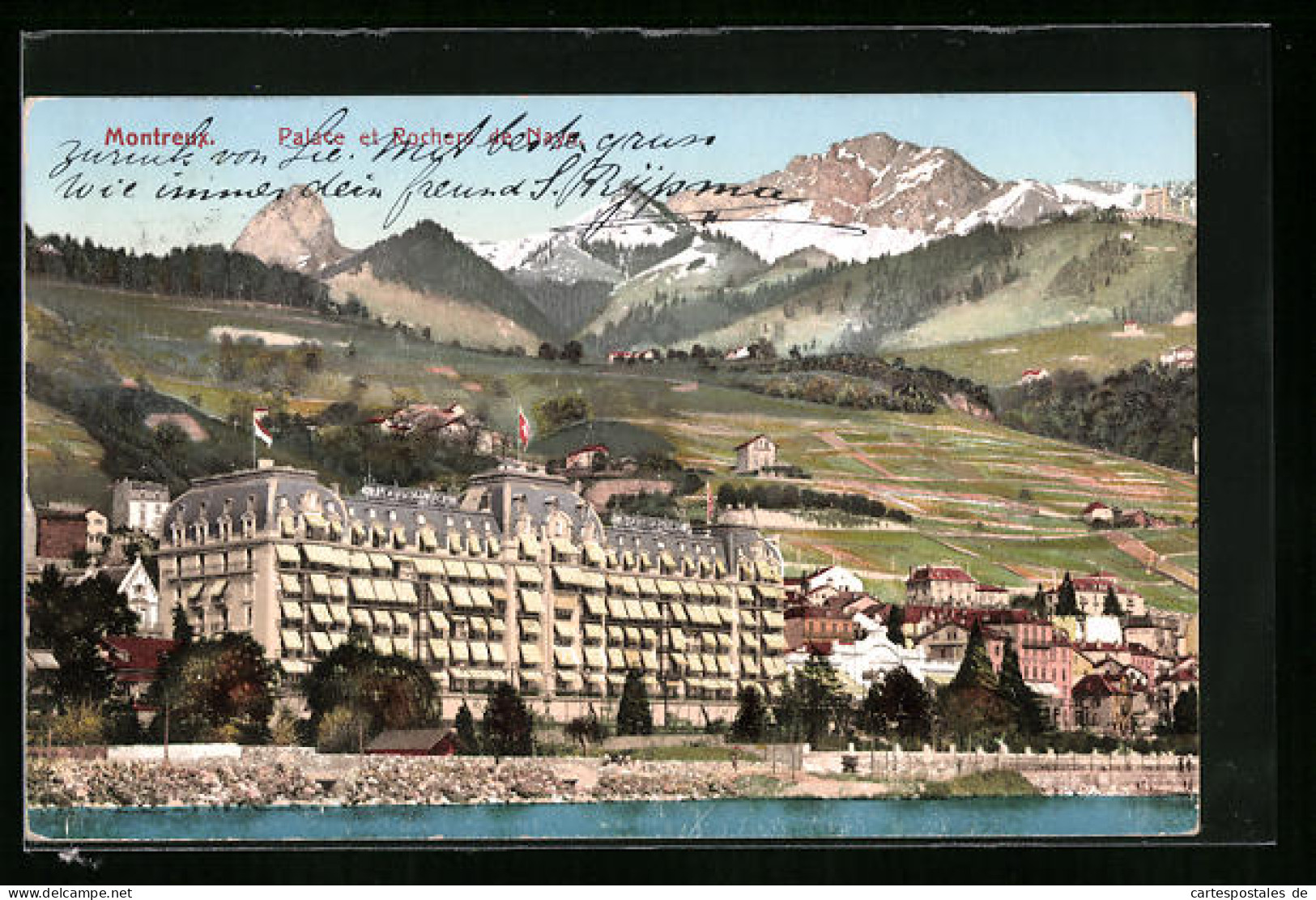 AK Montreux, Palace Et Rochers De Naye  - Roche