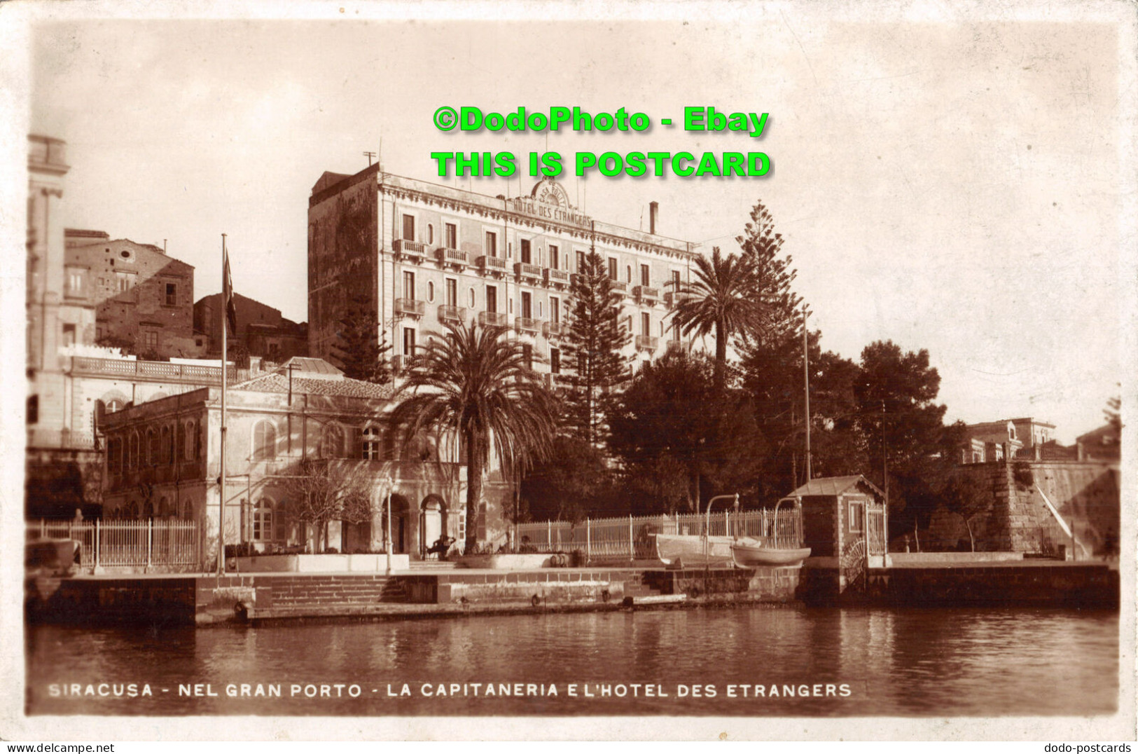 R415452 Siracusa. Nel Gran Porto. La Capitaneria El Hotel Des Entrangers. G. C. - Wereld