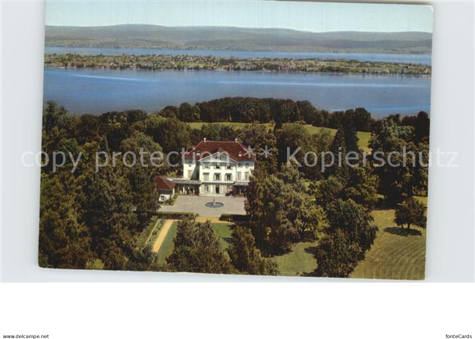 12589109 Mannenbach Untersee Fliegeraufnahme Schloss Eugensberg Mannenbach-Salen - Other & Unclassified